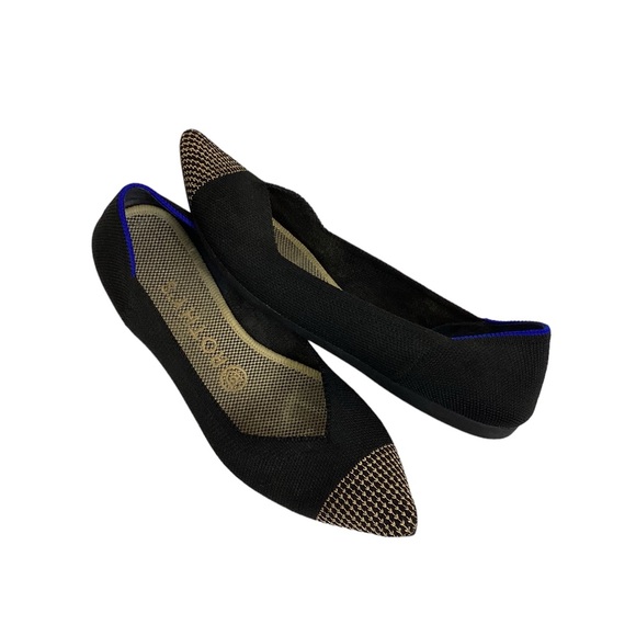 Rothy's Licorice Point Flats Size 8 - Picture 1 of 10